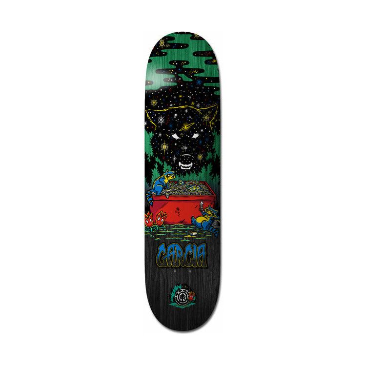 ELEMENT SHADOW GARCIA 8,25" SKATEBOARDDECK - SORTIERT