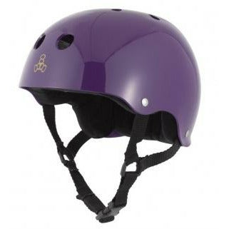 TRIPLE EIGHT BRAINSAVER DUAL CERTIFIED HELM - PURPLE GLOSSY