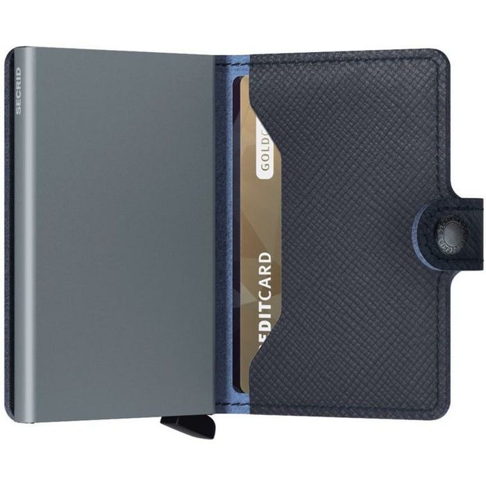 SECRID MINIWALLET PORTEMONNEE - SAFFIANO NAVY