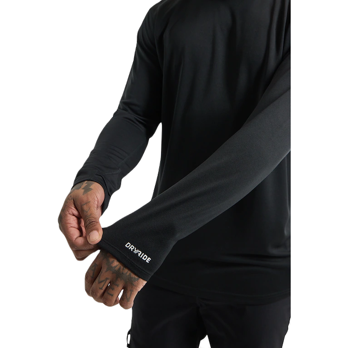 BURTON BRAND ACTIVE LONG SLEEVE THERMOSHIRT - TRUE BLACK