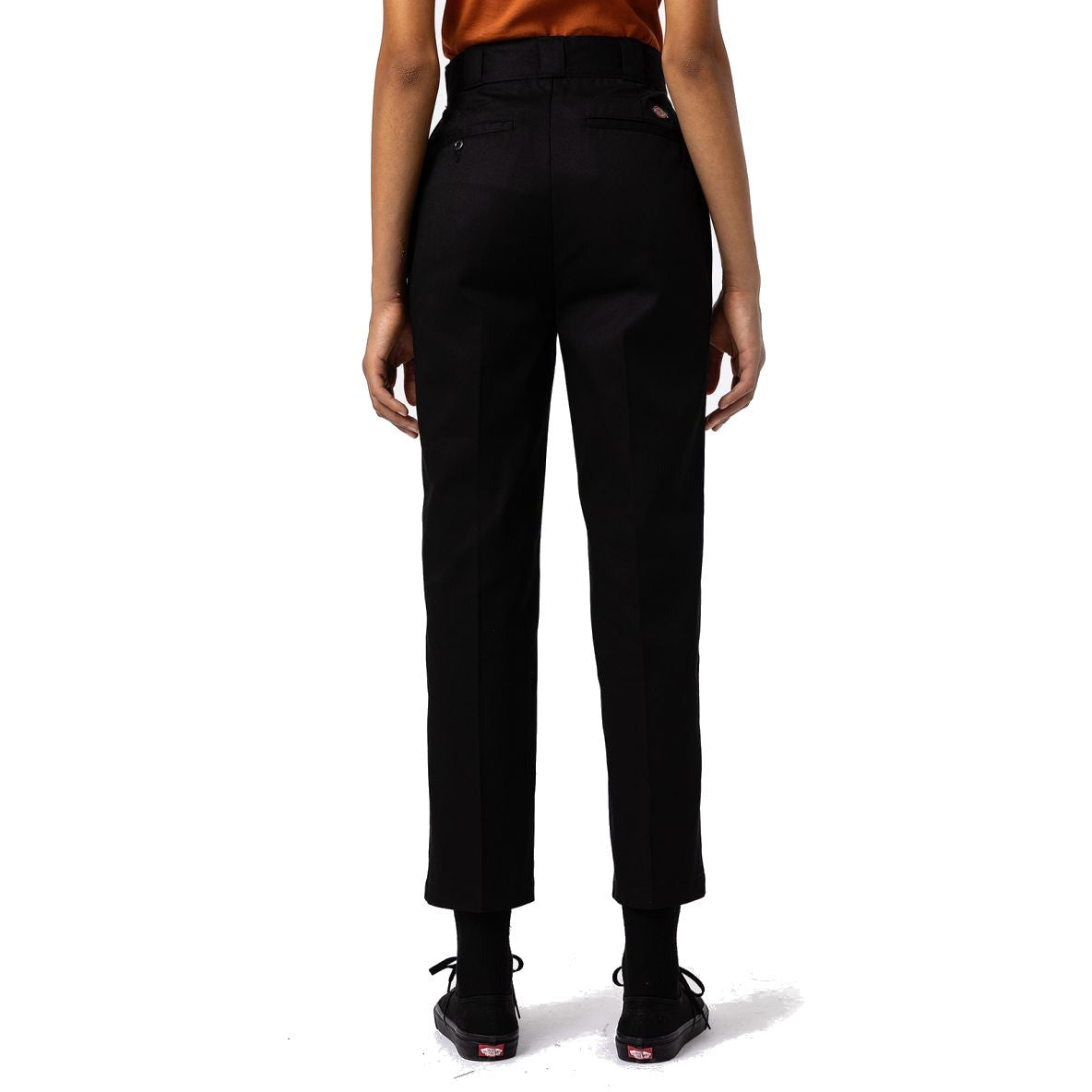 DICKIES PHOENIX CROPPED REYCYCLED BROEK - BLACK