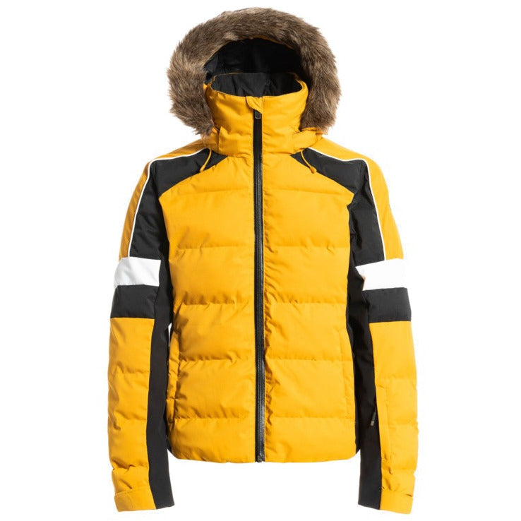 ROXY SNOW BLIZZARD ISOLIERTE SKI-/SNOWBOARJACKE – HONIG