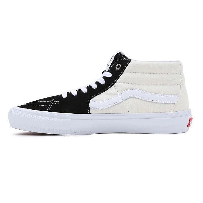 VANS MN SKATE GROSSO MID SCHOENEN - WHITE/BLACK