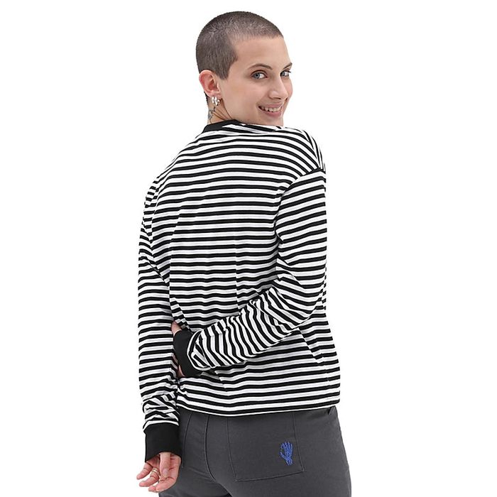 BREANA GEERING SKATE LONG SLEEVE T-SHIRT - BLACK