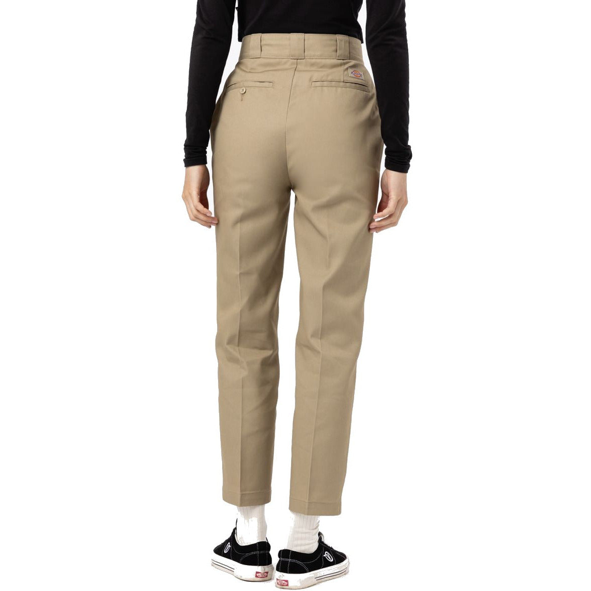 DICKIES PHOENIX CROPPED RECYCLED BROEK - KHAKI