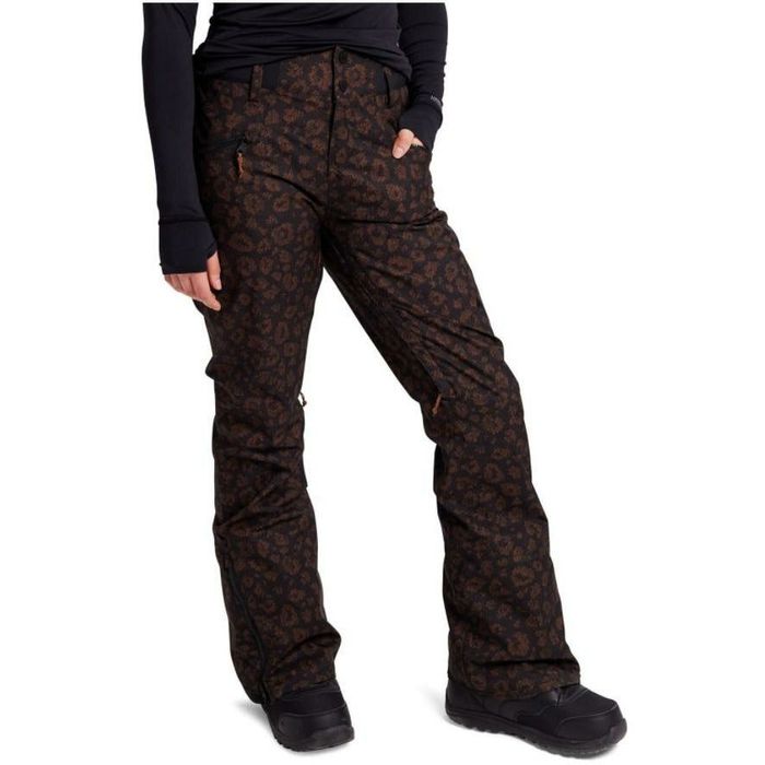 BURTON MARCY HIGH RISE STRETCH SKI-/SNOWBOARD-HOSE FÜR DAMEN – TIERGEPARD