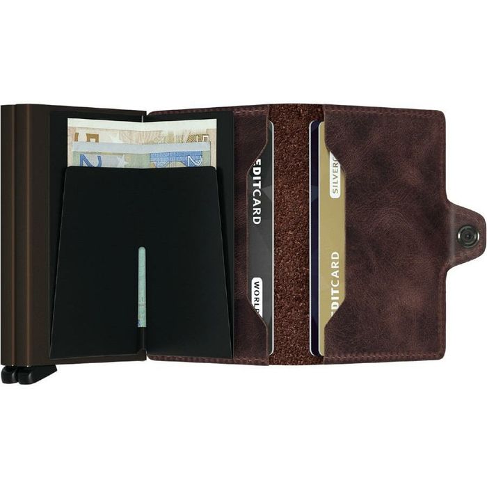 SECRID TWINWALLET PORTEMONNEE - VINTAGE CHOCOLATE