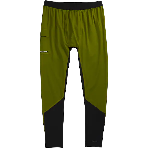 BURTON MIDWEIGHT X BASE LAYER THERMO PANTS - CALLA GREEN