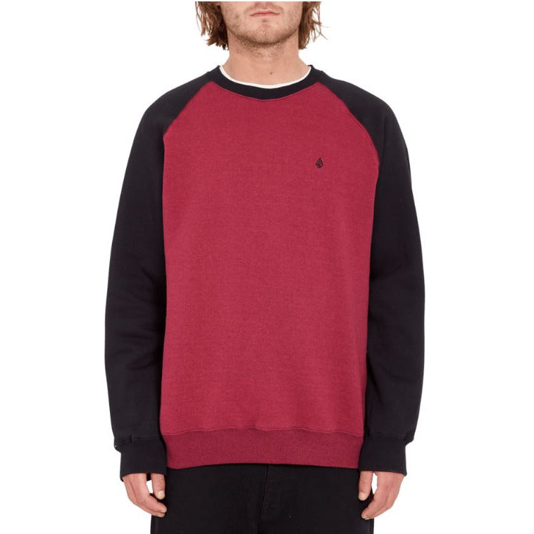 VOLCOM HOMAK CREW SWEATER - PLUM