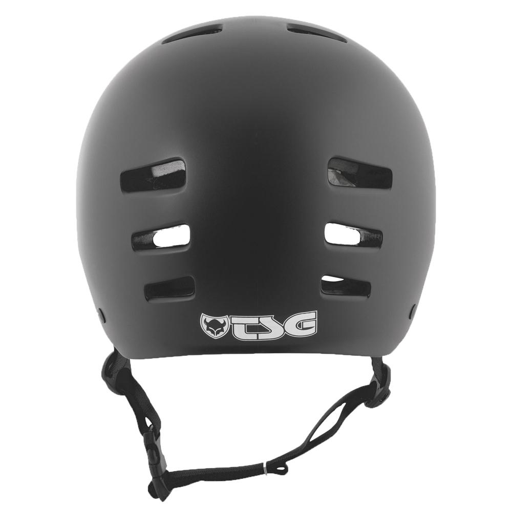 TSG HELMET EVOLUTION KIDS SOLID COLOR HELM - SATIN BLACK