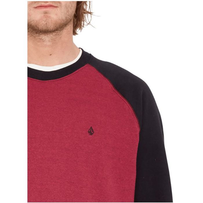 VOLCOM HOMAK CREW SWEATER - PLUM