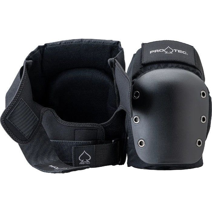 PRO-TEC STREET KNEE/ELBOW PAD SET OPEN BACK BESCHERMINGS SET - BLACK