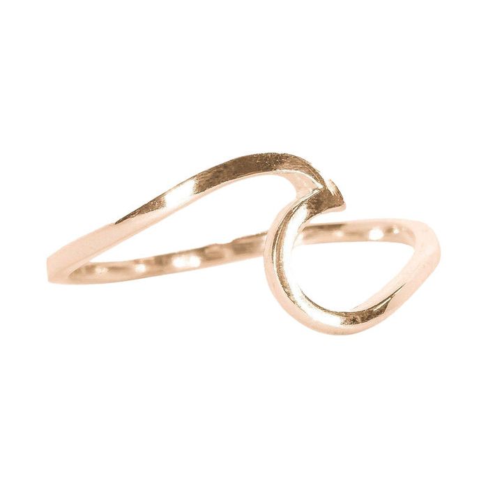 PURA VIDA WAVE RING - ROSE GOLD