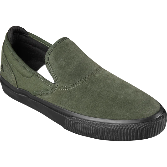 EMERICA WINO G6 SLIP-ON SCHOENEN - OLIVE/BLACK