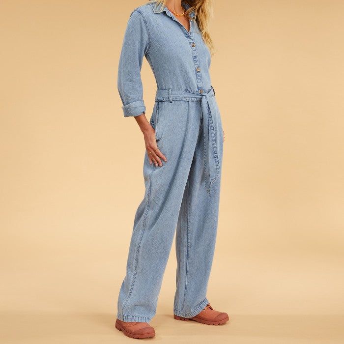 BILLABONG X THE SALTY BLONDE SUNDAY UNIFORM JUMPSUIT – SALTY BLUE