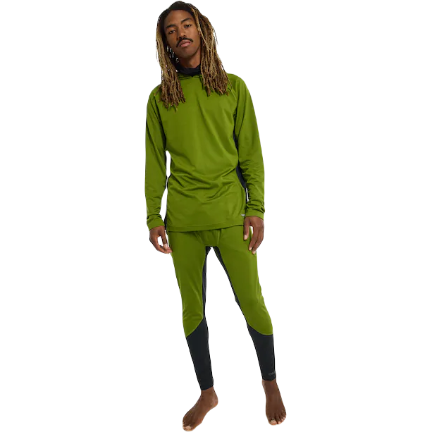 BURTON MIDWEIGHT X BASE LAYER THERMO PANTS - CALLA GREEN