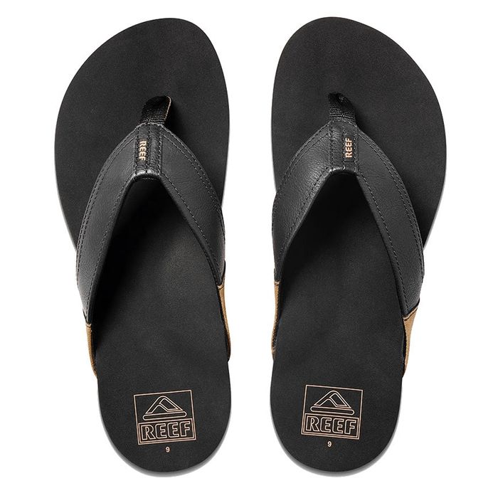 REEF NEWPORT TEENSLIPPERS - BLACK