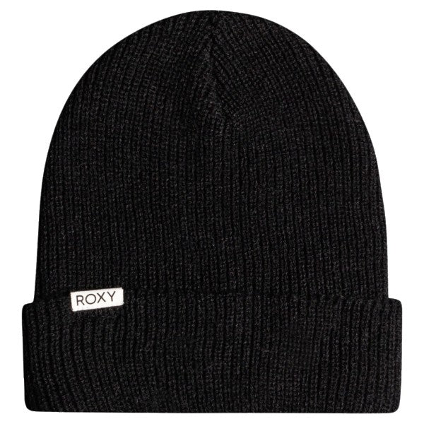 ROXY ISLAND FOX BEANIE - ANTHRACITE