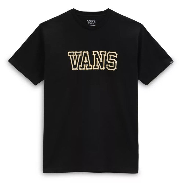 VANS BONES SHORT SLEEVE T-SHIRT - BLACK