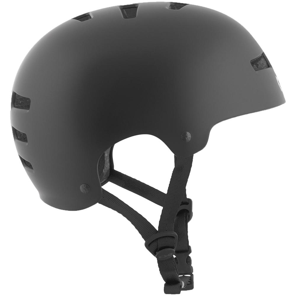 TSG HELMET EVOLUTION KIDS SOLID COLOR HELMET - SATIN BLACK