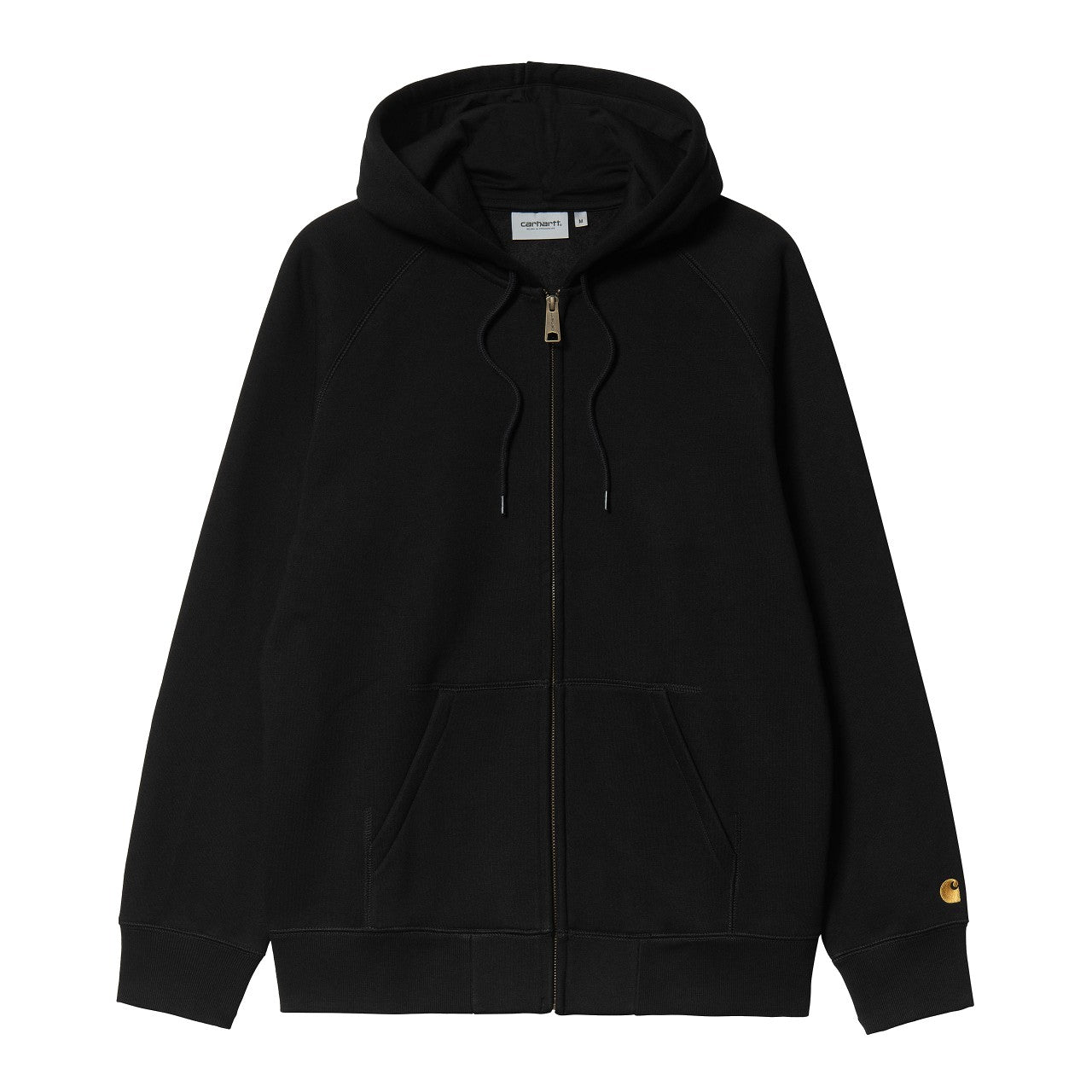 CARHARTT WIP HOODED CHASE WESTE – SCHWARZ/GOLD