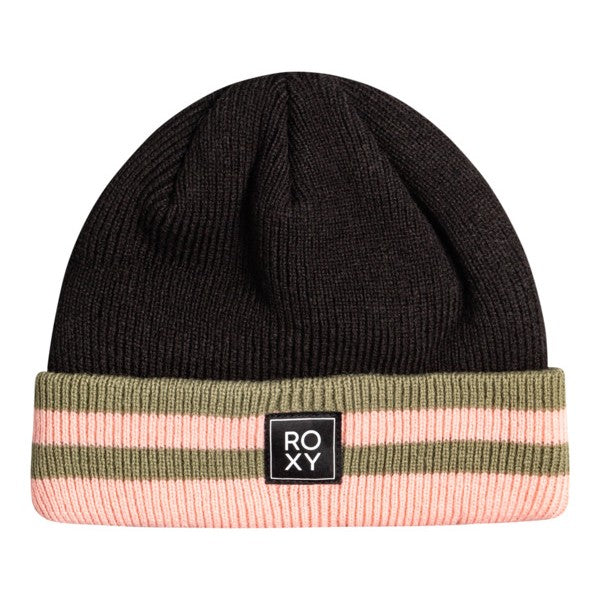 ROXY SUVINNA GIRL BEANIE - TRUE BLACK