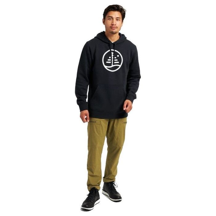 BURTON FAMILY TREE PULLOVER HOODIE - TRUE BLACK