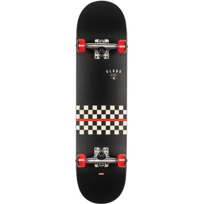 GLOBE G1 FULL ON 7,75" SKATEBOARD COMPLETE - REDLINE