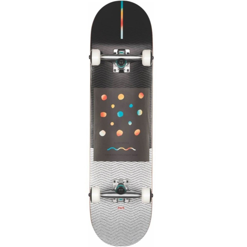 GLOBE G1 NINE DOT FOUR 8,0" SKATEBOARD KOMPLETT - SCHWARZ/WEIß