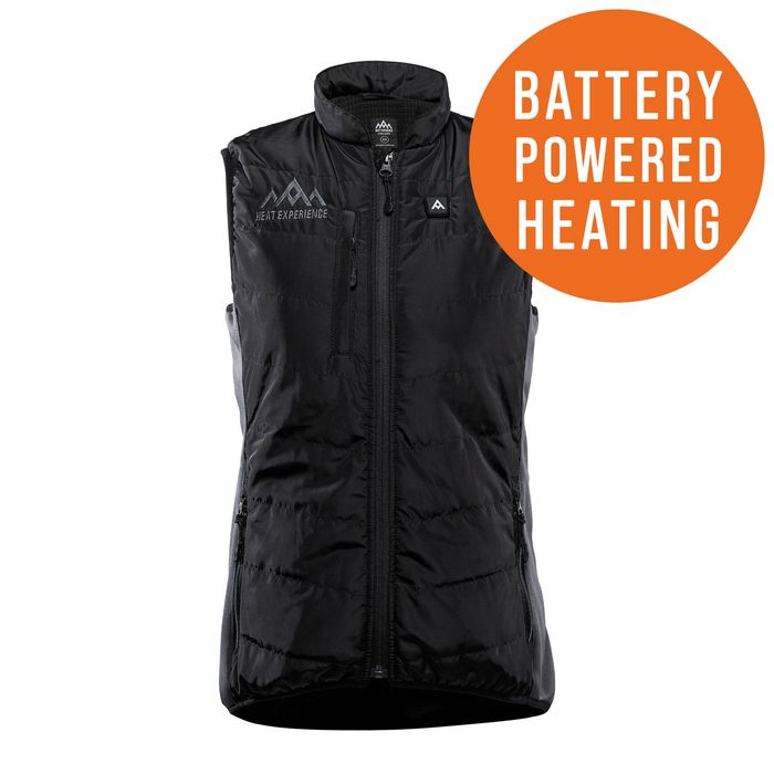 HEAT EXPERIENCE HEATX HEATED VERWARMDE BODYWARMER - BLACK