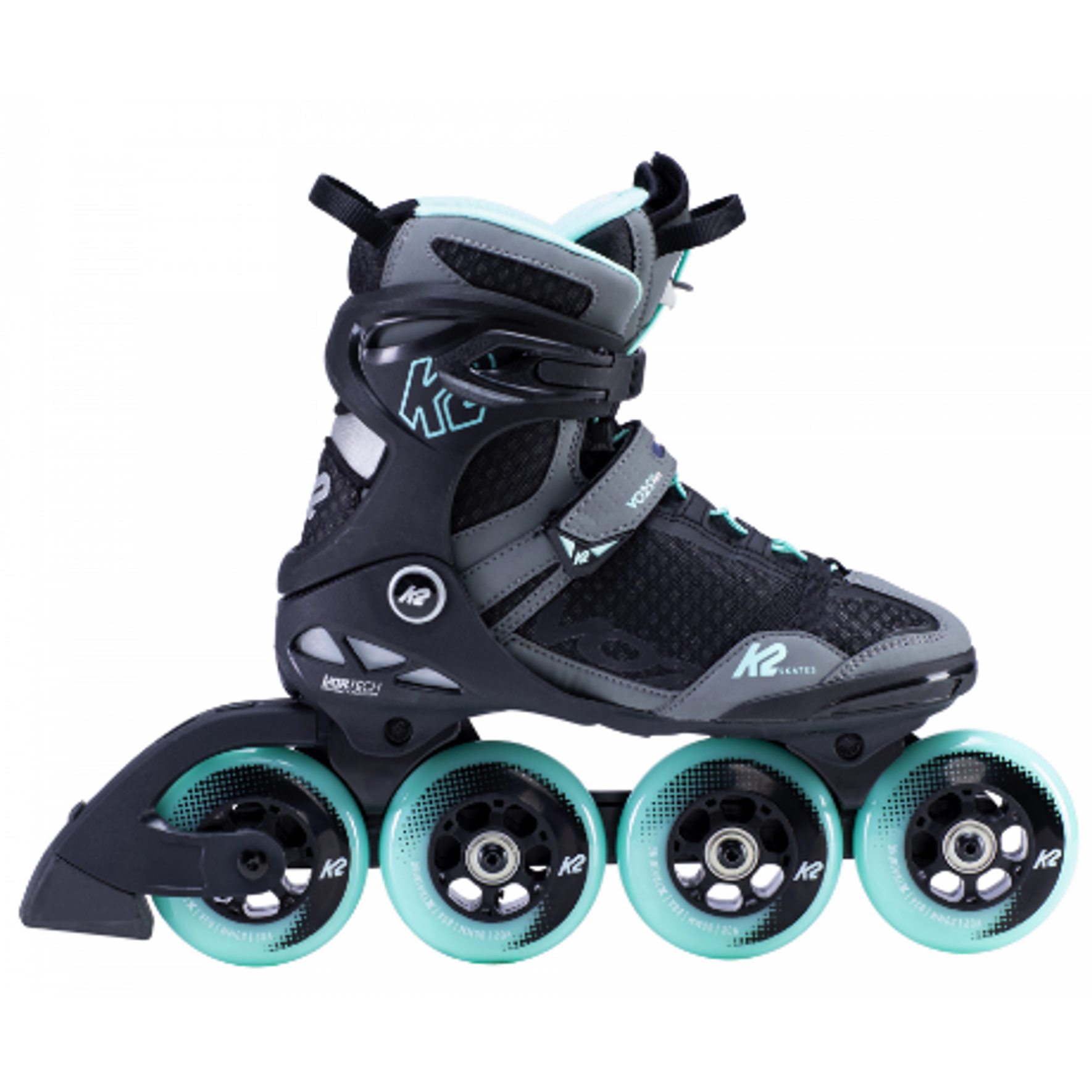 K2 SKATES VO2 S 90 WOMEN'S INLINE SKATES - GRAY/TEAL