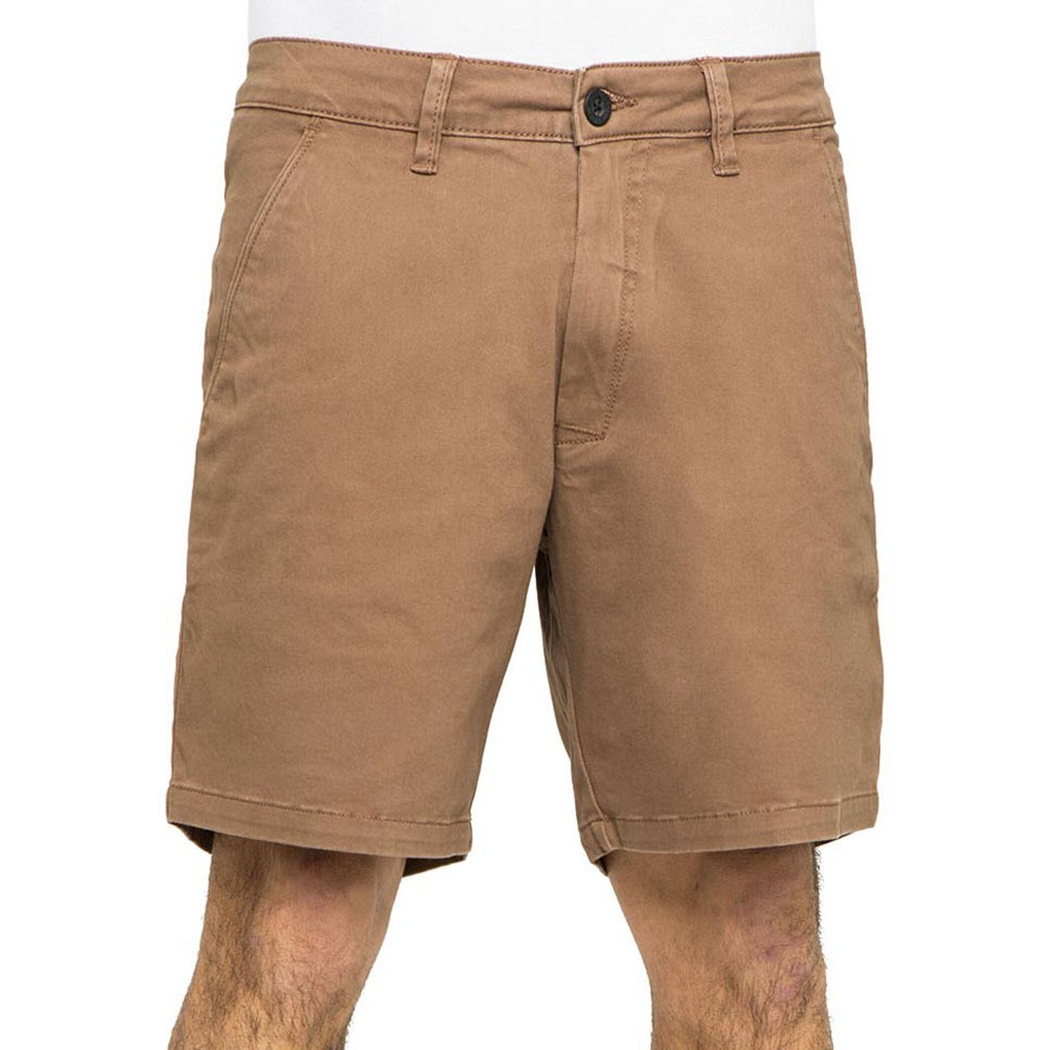 REELL FLEX GRIP CHINO KORTE BROEK - BROWN