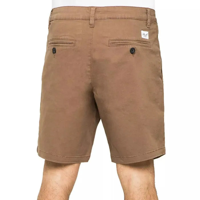 REELL FLEX GRIP CHINO KORTE BROEK - BROWN