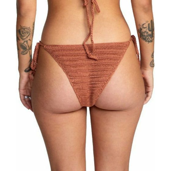 RVCA WESTSIDE CHEEKY BIKINIBROEKJE - BURNT COPPER