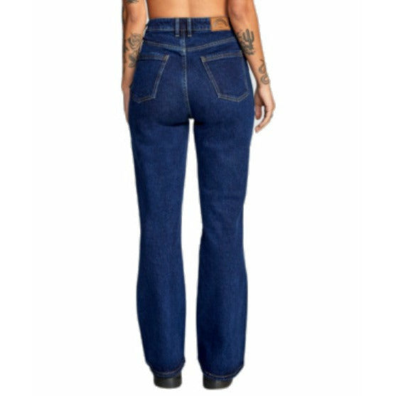 RVCA X CAMILLE ROWE LIVIN DENIM BROEK - INDIGO