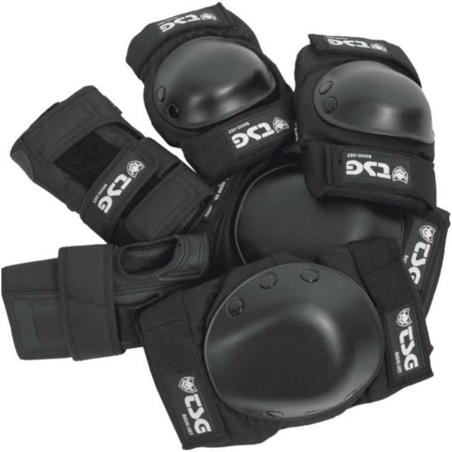 TSG BASIC BESCHERMINGS-SET - BLACK S