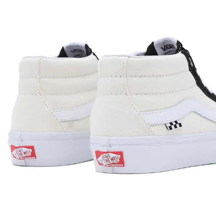 VANS MN SKATE GROSSO MID SCHOENEN - WHITE/BLACK