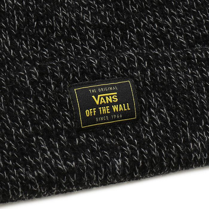 VANS BRUCKNER CUFF BEANIE - BLACK HEATHER