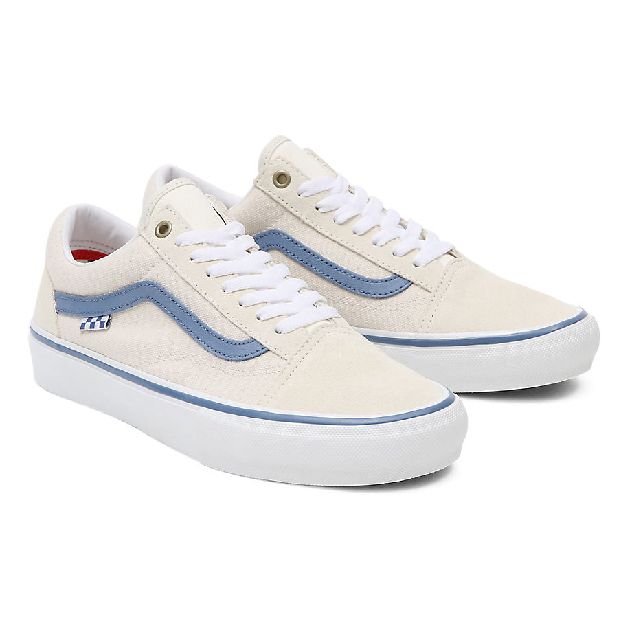 VANS RAW CANVAS SKATE OLD SKOOL CLASSIC SCHOENEN - WHITE