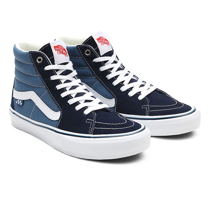 VANS SKATE SK8-HI SCHOENEN - NAVY/WHITE