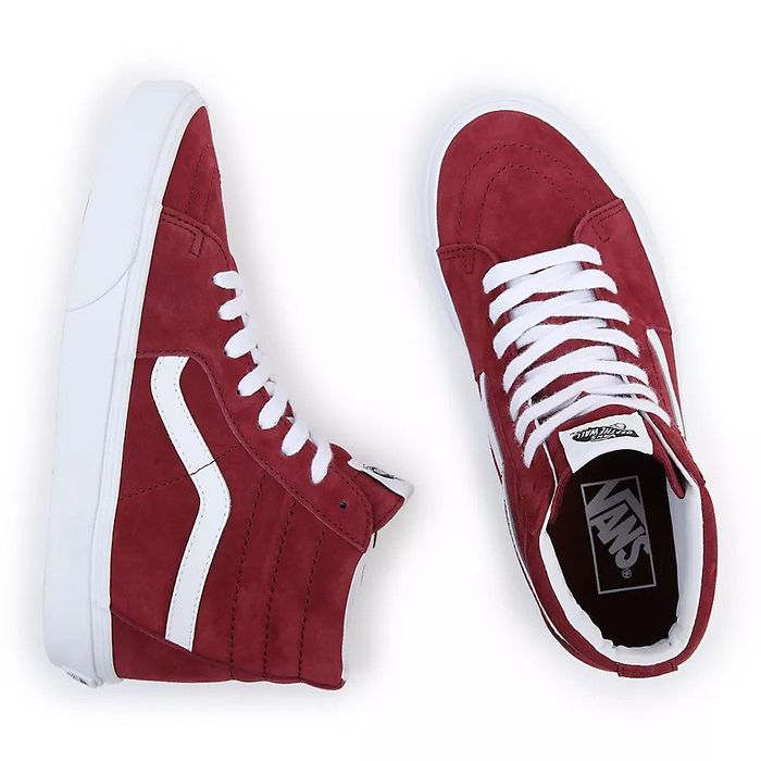 VANS SK8-HI (PIG SUEDE) SCHOENEN - TAWNY PORT