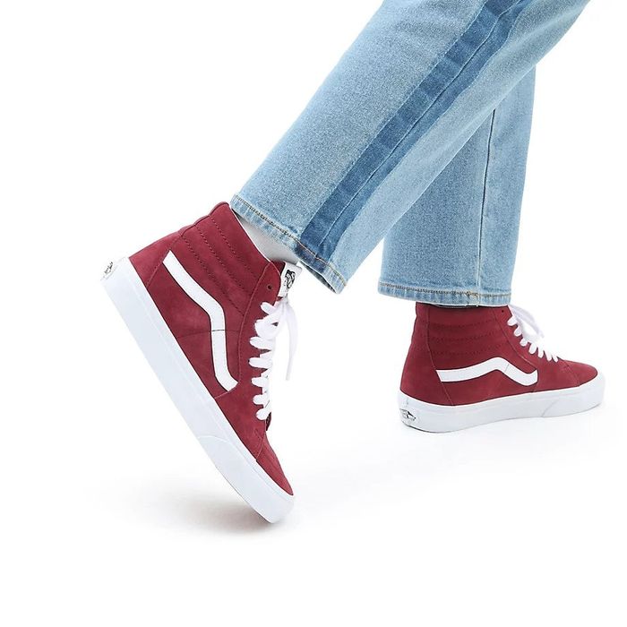 VANS SK8-HI (PIG SUEDE) SCHOENEN - TAWNY PORT