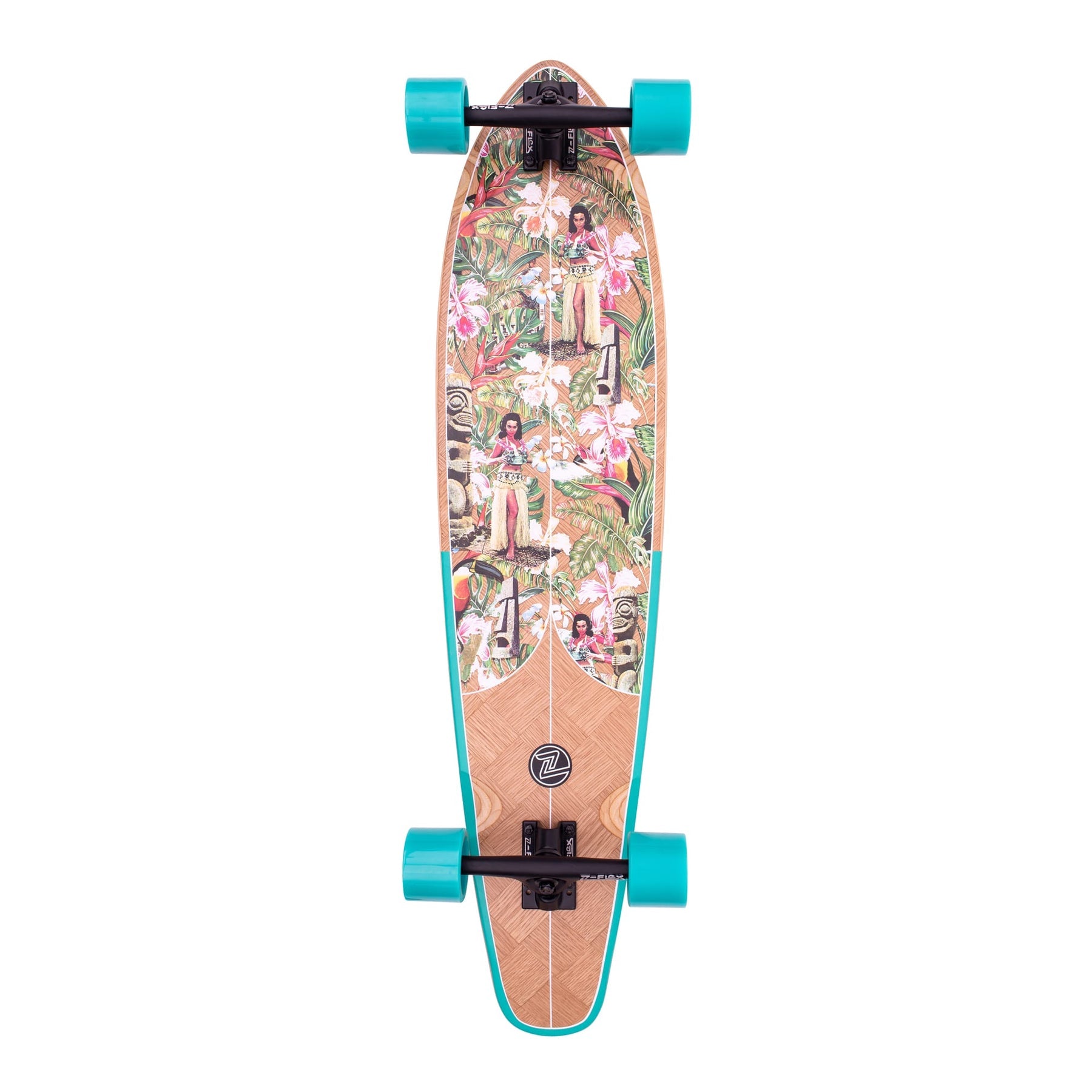 Z-FLEX BANANA 39.0" TRAIN ROUNDTAIL LONGBOARD COMPLETE