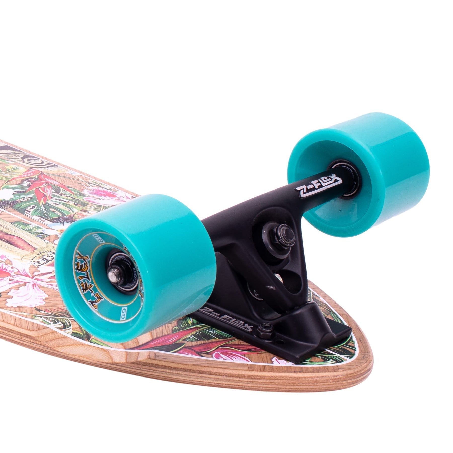 Z-FLEX BANANA 39,0" TRAIN ROUNDTAIL LONGBOARD KOMPLETT