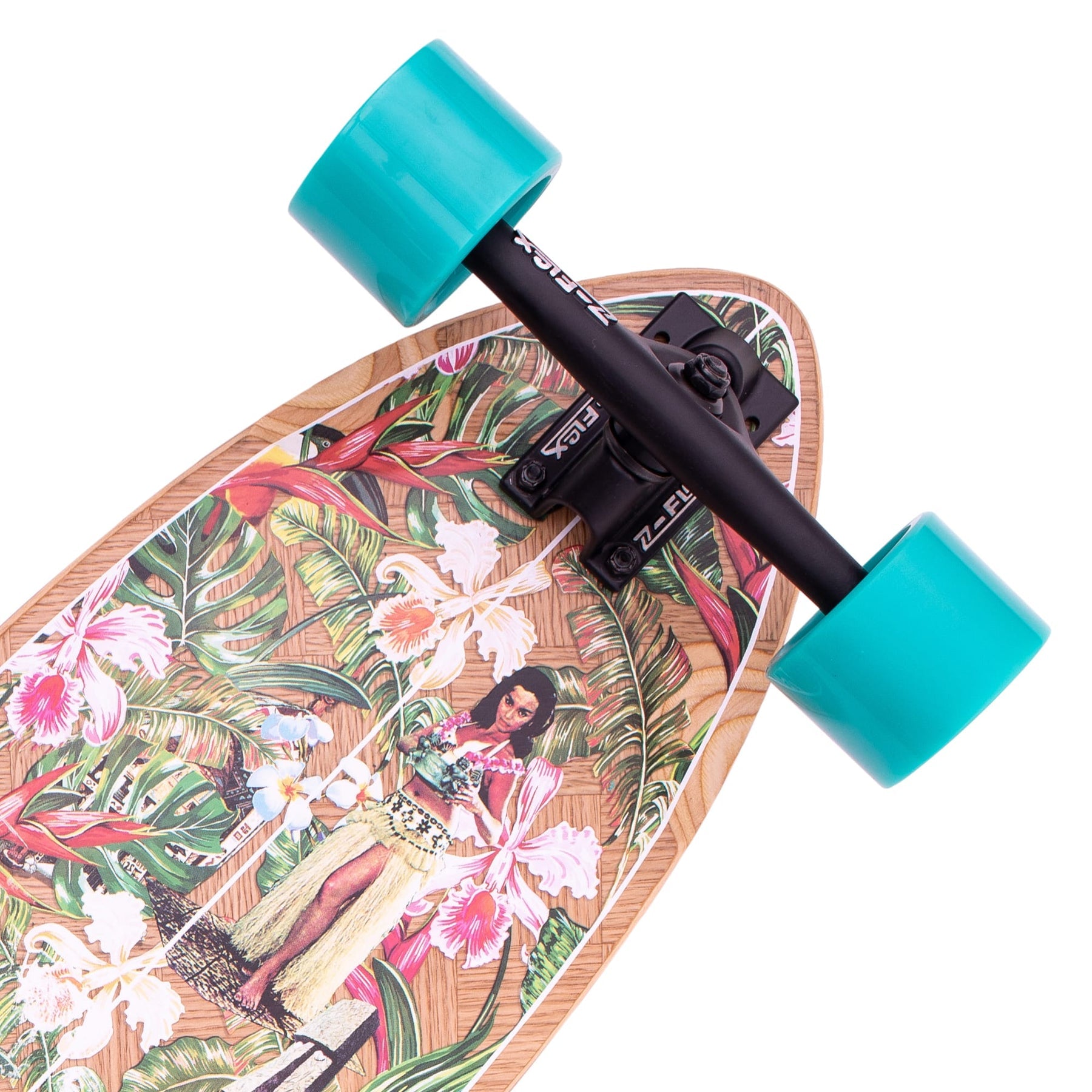 Z-FLEX BANANA 39,0" TRAIN ROUNDTAIL LONGBOARD KOMPLETT