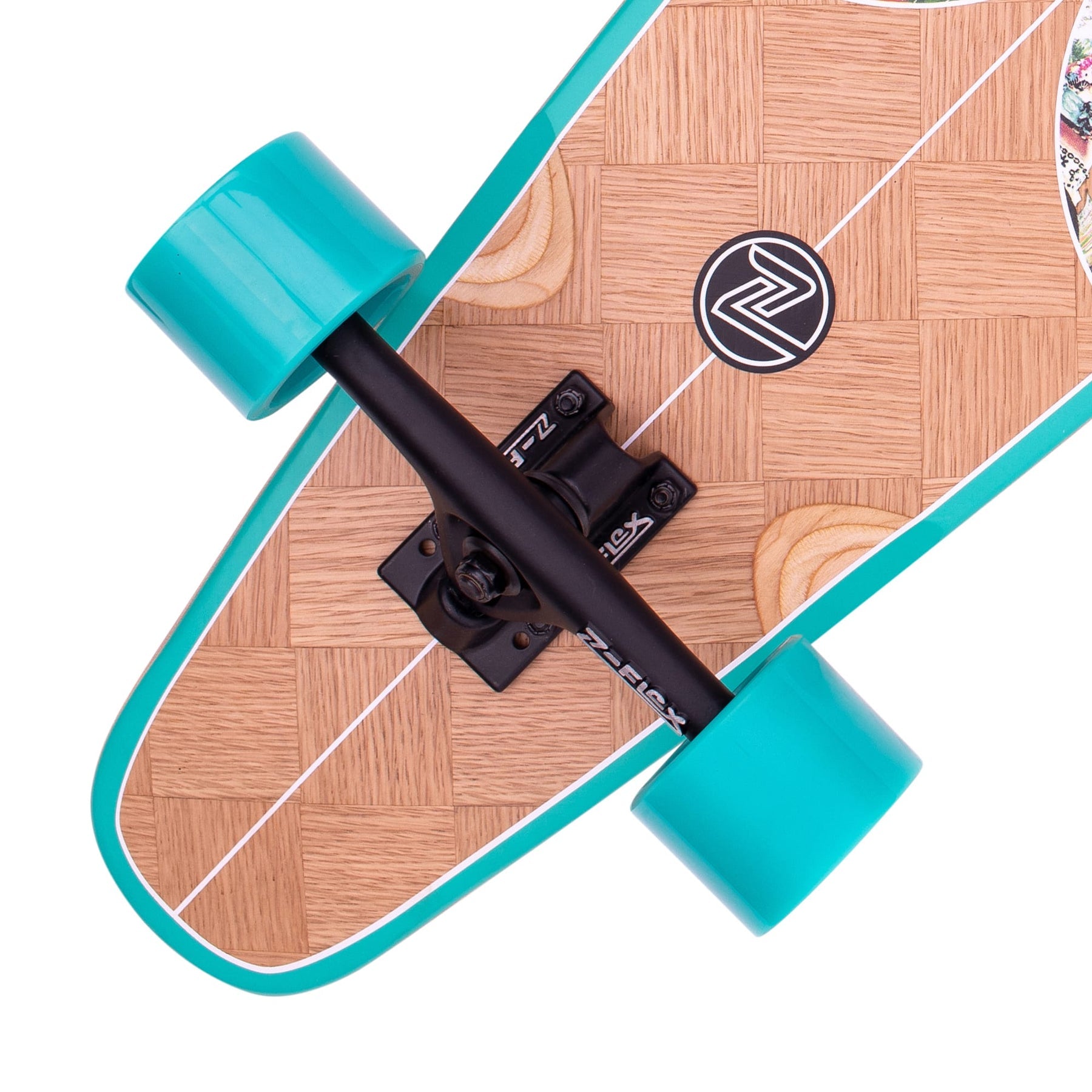 Z-FLEX BANANA 39,0" TRAIN ROUNDTAIL LONGBOARD KOMPLETT