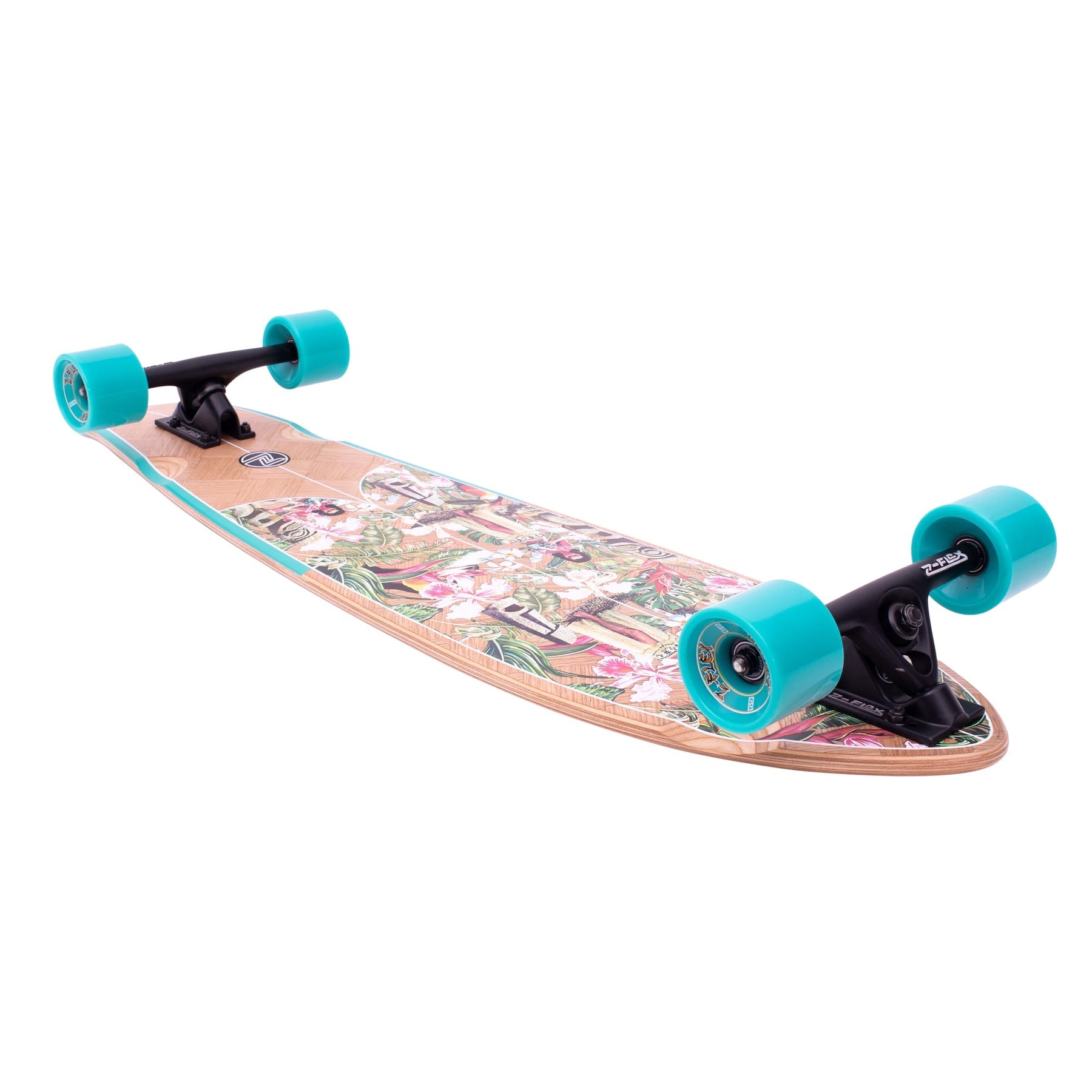 Z-FLEX BANANA 39.0" TRAIN ROUNDTAIL LONGBOARD COMPLETE