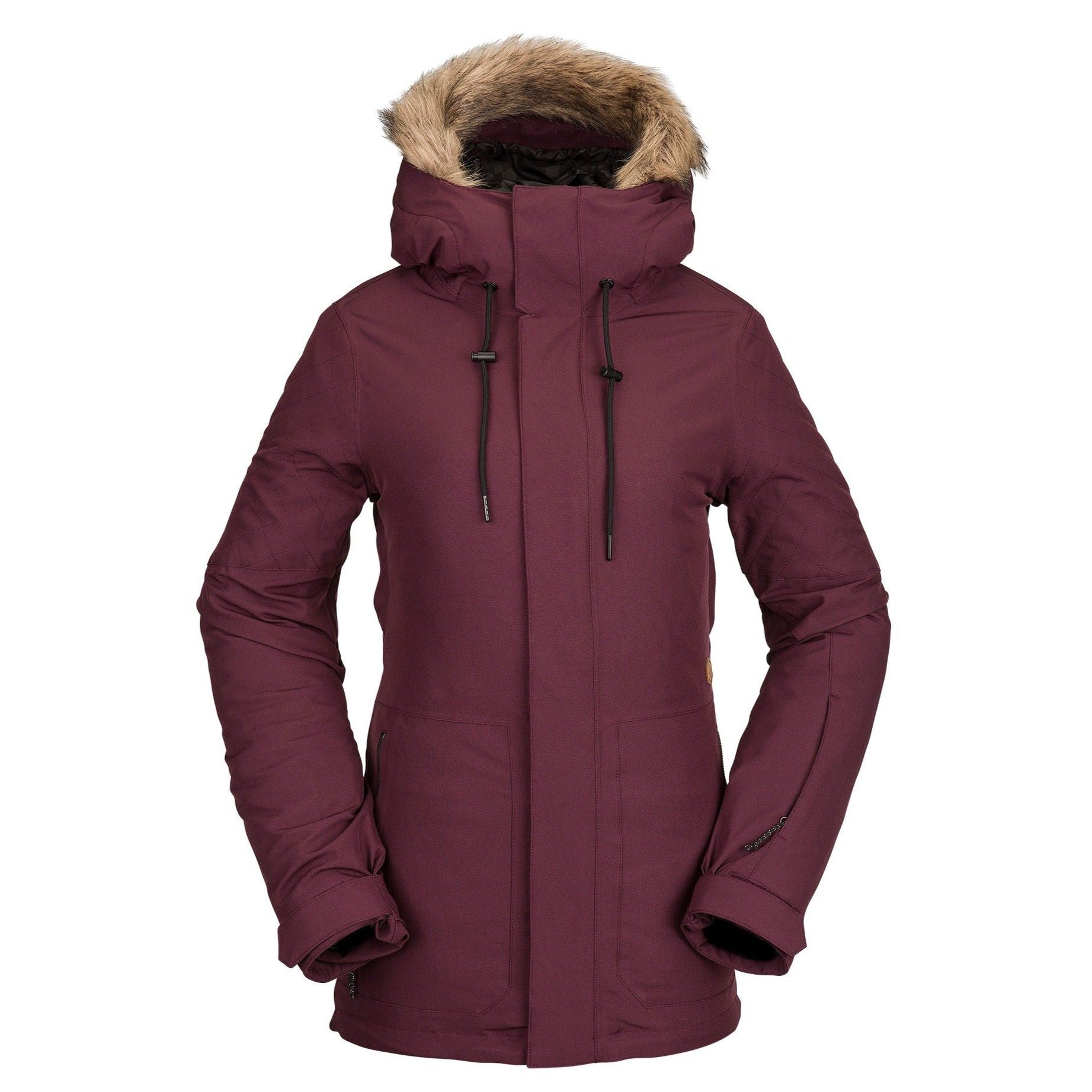 VOLCOM SHADOW ISOLIERTE SKI-/SNOWBOARDJACKE – MERLOT