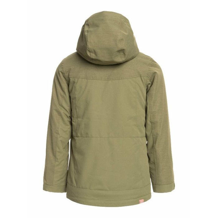 ROXY PRESENCE ISOLIERTE PARKA-SKI-/SNOWBOARDJACKE (MÄDCHEN 8–16) – DEEP LICHEN GREEN