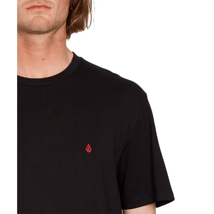 VOLCOM STONE BLANKS BASIC SHORT SLEEVE STANDARD T-SHIRT - BLACK